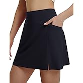 baleaf Women's 16" Golf Skorts Skirts 5 Pockets High Waisted Stretchy Tennis Skirt Athletic Workout Running