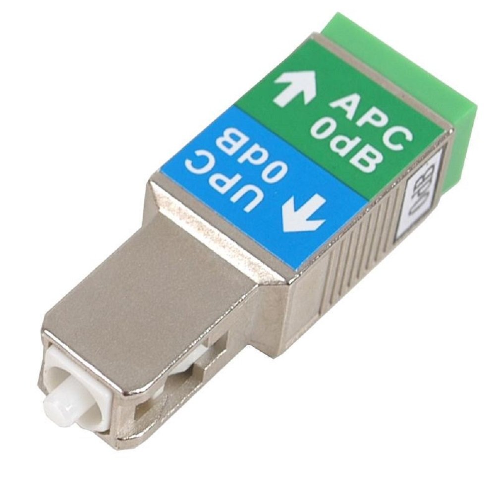 SCUPC Male to SCAPC Female Hybrid Adapter for Fibre Optic Connectors, Metal Housing, Zirconia Sleeve