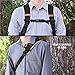 GOgroove Full-Size Camera Backpacks for Photographers - DSLR Camera Backpack with 15.6 in. Laptop Space, Accessory Storage, Tripod Holder, Waterproof Camera Bag for Canon EOS REBEL T7 & More (Black)
