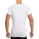 Ejis Sweat Defense Undershirt | V Neck | Underarm & Back Sweat Proof Micro Modal
