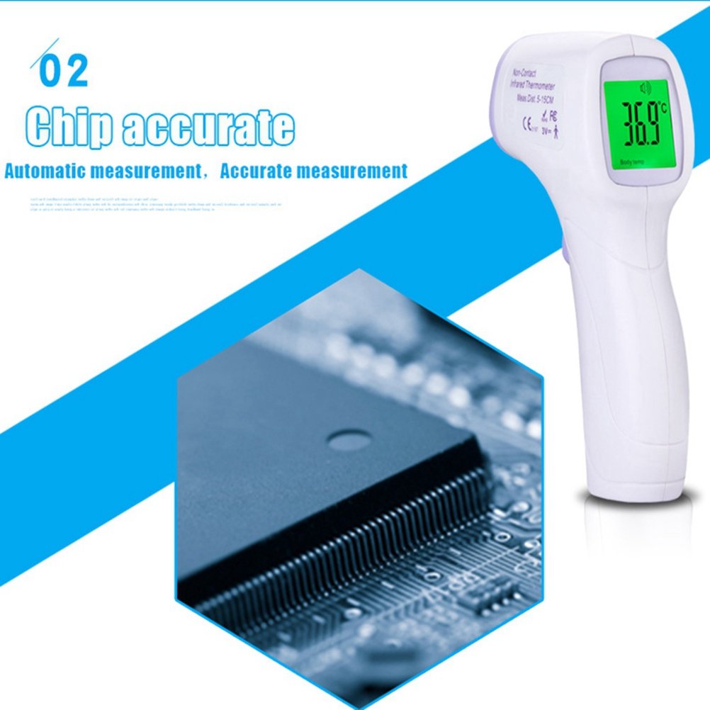 Digital Forehead Thermometer, HANGRUI Non Contact Accurate Dual Mode Infrared Thermometer for Baby Children and Adults