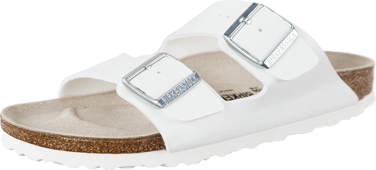 Birkenstock Unisex Casual Sandals, White, 10 US Men Image Birkenstock Unisex Casual Sandals, White, 10 US Men Image
