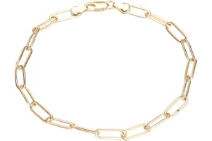 kelistom Gold Anklet Bracelets for Women Men 14K White Gold Plated Cuban Link Herringbone Paperclip Figaro Chain Ankle Bracelets for Women