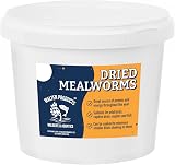 Walter’s Meal Worms 1L Tub - Dried Mealworms for Birds, Premium Protein view 1
