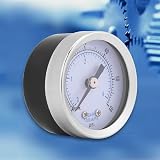 Hilitand 1/8" BSPT Dual Scale Pressure Gauge 0-60psi 0-4bar Water Air Oil view 8