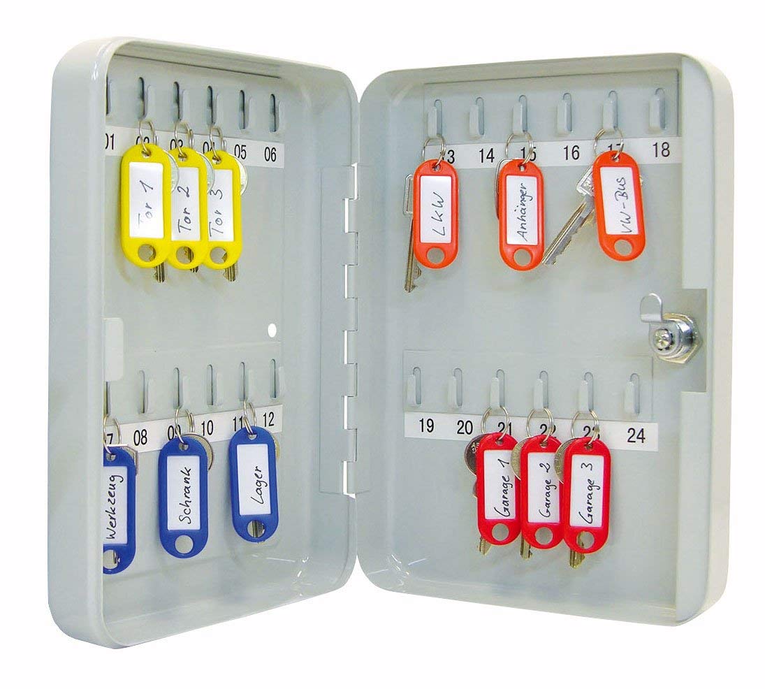 Wedo 102 52437X 24 Key Capacity Key Cabinet