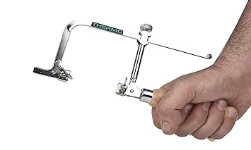 F-O-M Thermo Made of Steel Adjustable Coping Hand Saw Only (75mm Inner Height)