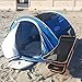 G4Free Pop up Tents 3-4 Person UV Protection,Ventilated [2 Door] [2 Mesh Window][Roof Sky Window],Baby Family Privacy Dome Tent Shelter for Outdoor, Beach, Traveling, Backyard, Backpacking (Blue)
