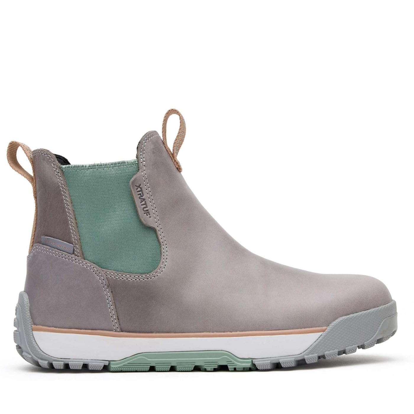 Xtratuf Women's 6 Inch Ankle Deck Boot, Grey Iceberg, 8.5 Image