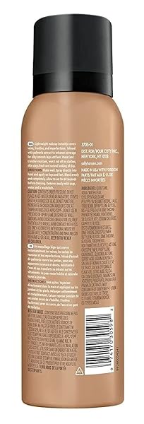 SALLY HANSEN AIRBRUSH LEGS LIGHT GLOW 4.4 OUNCE (130ML) (6 PACK)