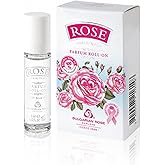 Bulgarian Rose Perfume Roll-On with Natural Rose Oil - Alcohol Free- Natural Aromatic Fragrance - Unisex Perfume - Perfect for Everyone - 9ml