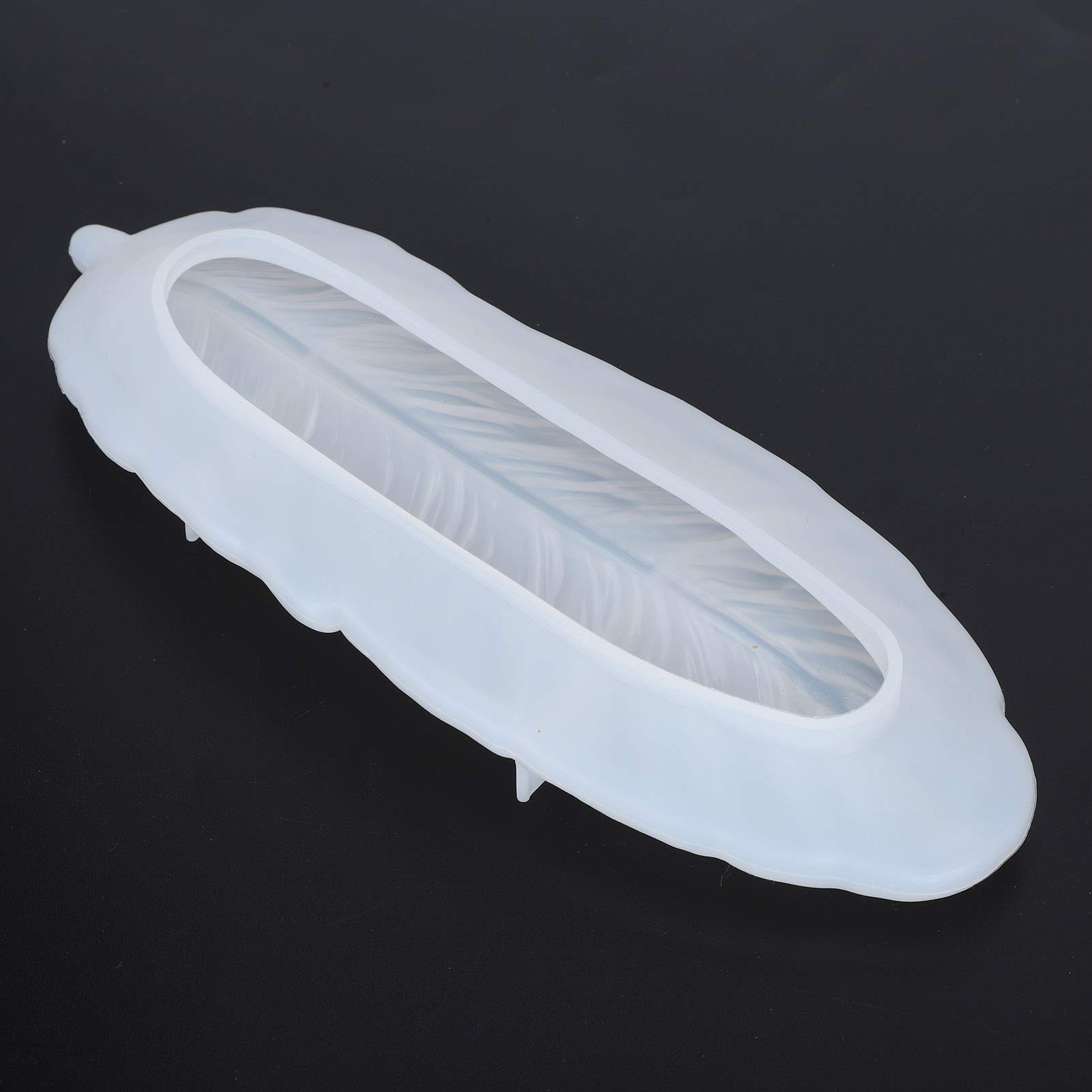 Feather Shape Tray Plate Epoxy Mold Resin Casting Mould DIY Hand‑Made OrnamentFeather Shape Mold Handcraft Tools