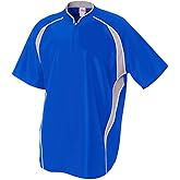 Adult XL Royal Blue/White 1/4 Zip Baseball/Softball Jacket