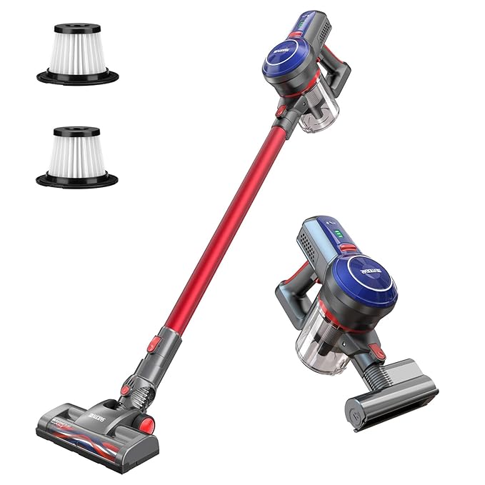 BEAUDENS B6 Cordless Stick Vacuum Cleaner, 16Kpa Powerful Suction, 160W