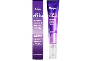 EVDAYAM Caffeine Eye Cream- Under Eye Brightener Retinol Eye Cream For Dark Circles Puffiness Wrinkles- puffy eyes treatment for women (15g)