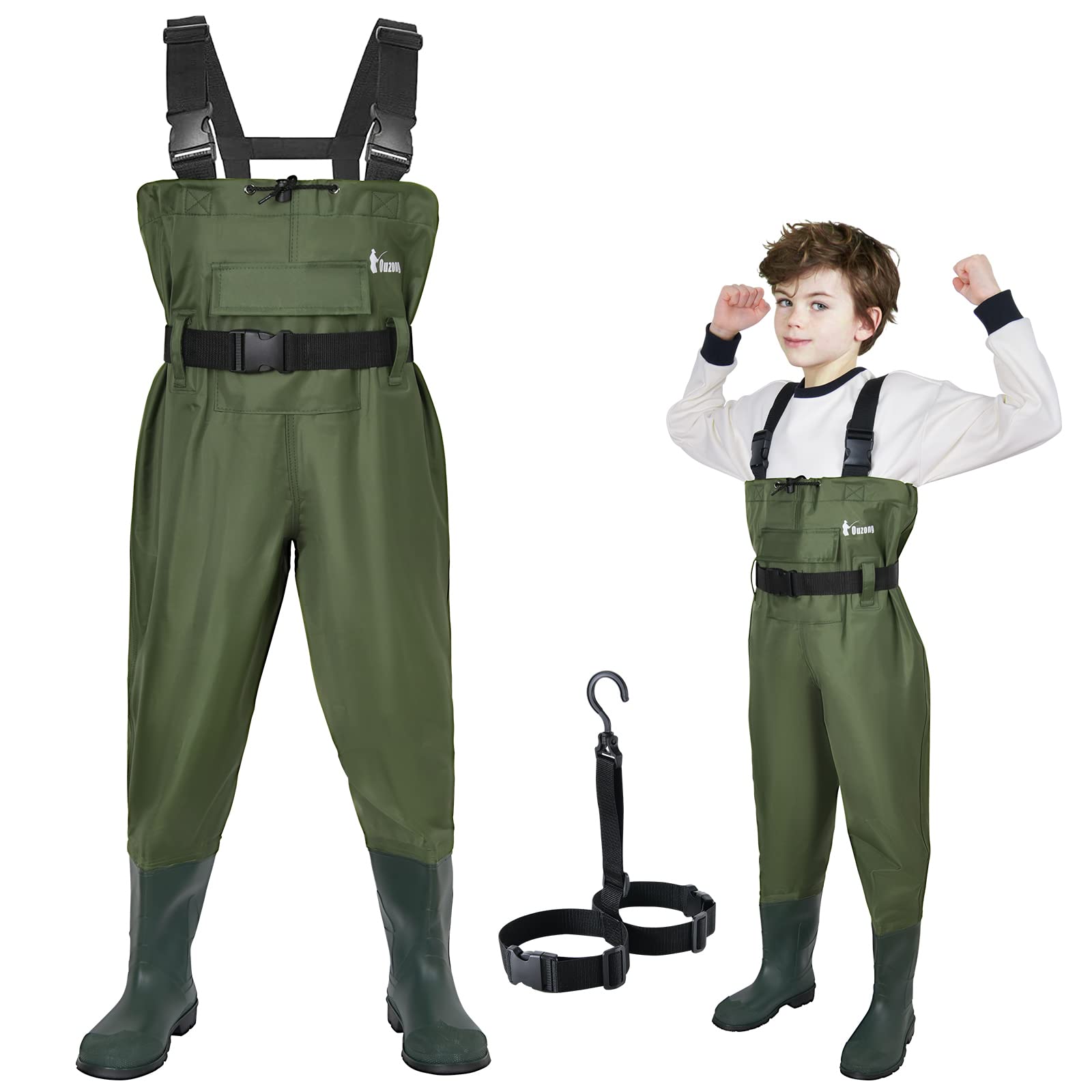 Kids Chest Waders for Toddler Children Waterproof