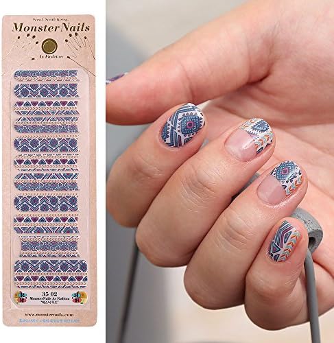 MonsterNails Nailstickers Gelstrips No.3502