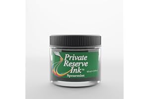 Private Reserve Ink Spearmint – Premium 60ml Fountain Pen Ink Bottle | Cool, Refreshing Mint Green with Fast-Drying Formula | Archival Quality & pH-Balanced | Perfect for Creative Writing & Art