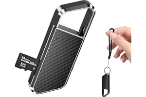 NekSide 128GB Digital Voice Recorder with Playback - HD Dual Microphone 3072Kpbs Tape Voice Recorder with Noise Reduction for Interviews/Meetings/Courses, 36 Hours Audio Recording Device