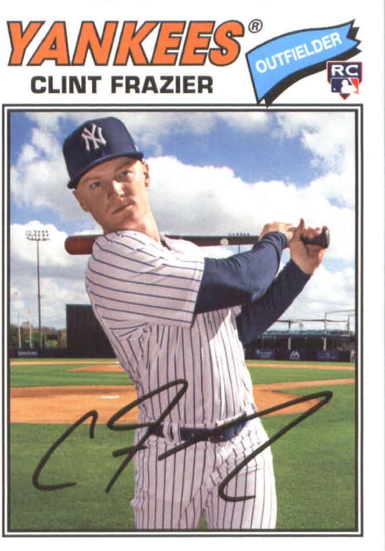 2018 Topps Archives #144 Clint Frazier New York Yankees Rookie Baseball Card