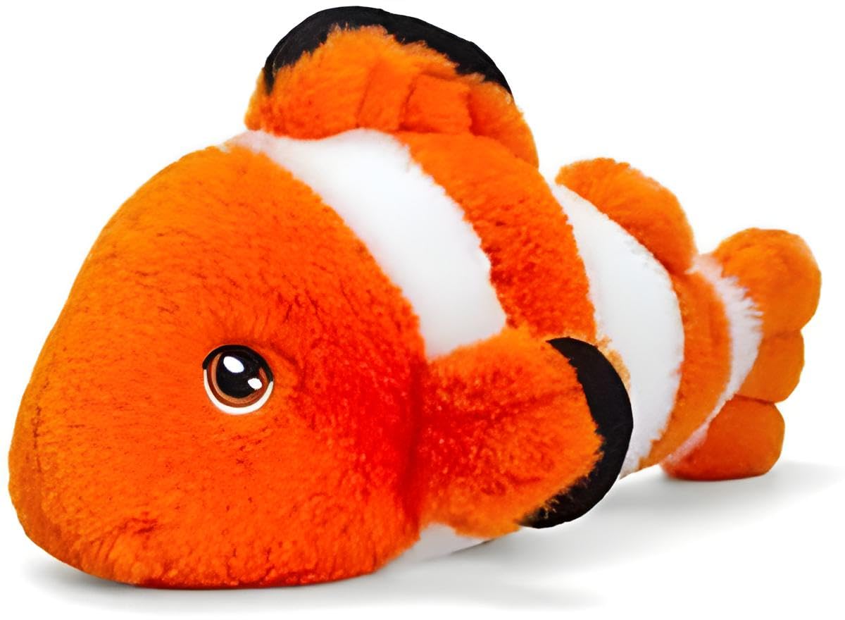 Deluxe Paws Plush Cuddly Soft Eco Toys 100% Recycled (Clown Fish)