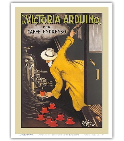 Amazon.com: ARTCANVAS La Victoria Arduino Caffe Espresso