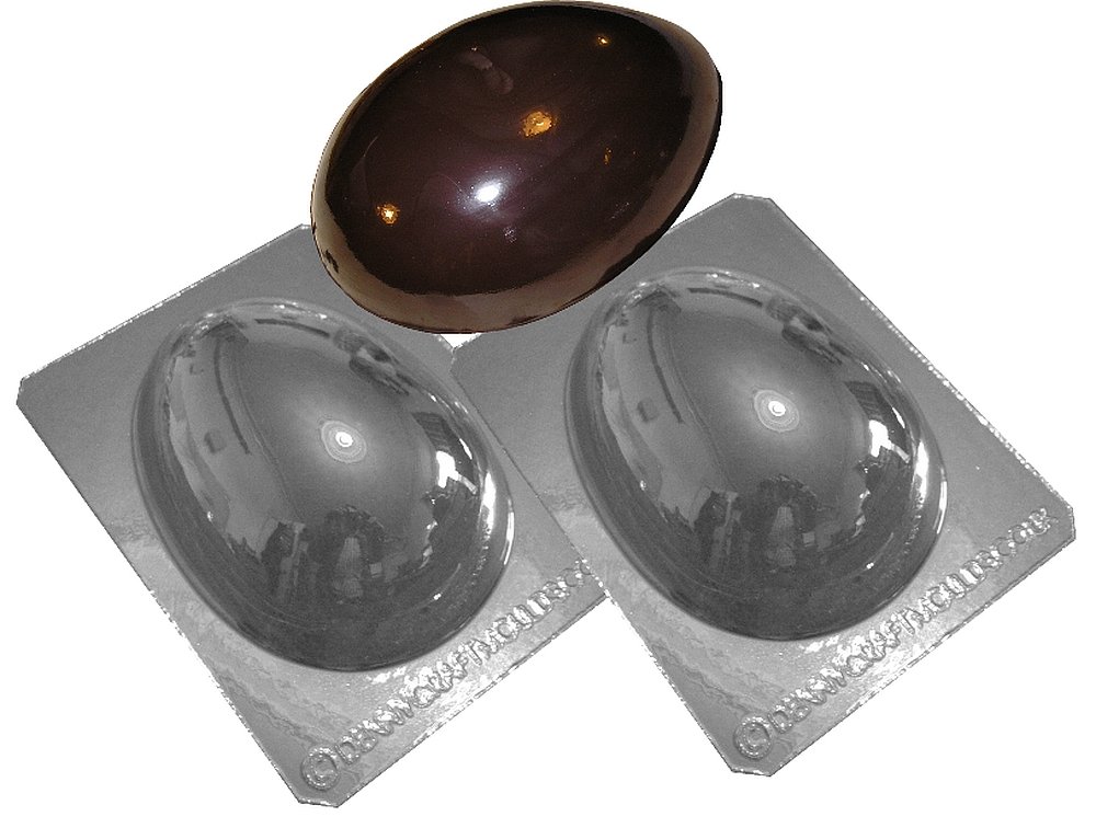 Easter Egg Moulds โ Set of 2 โ Make 14cm Tall Eggs - Large Plain