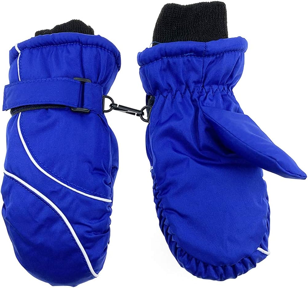 Hinder Kids Toddler Ski Gloves Waterproof Winter Warm Mittens Snow Ski Gloves Thermal Gloves