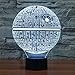 3D LED Night Light Lamps, 3D Optical Illusion 7 Colors Touch Table Desk Visual Lamp Gifts Toys for Children Kids