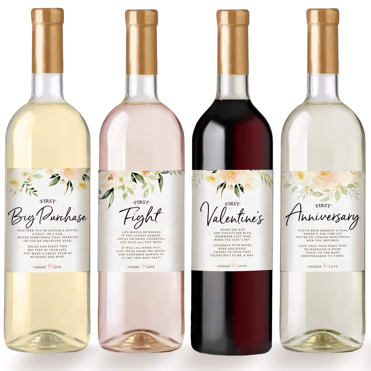 Wedding Gift Set And Wedding Milestones Wedding First Wine Bottle wedding-gift-set-and-wedding-milestones-wedding-first-wine-bottle