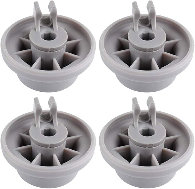 165314 Dishwasher Lower Rack Wheel by Wadoy 4pc Exact Fit for Bosch