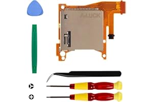 VEANIC Replacement Game Cartridge Card Reader Slot Compatible with Nintendo Switch Lite, Accessory Parts with Fix Tools