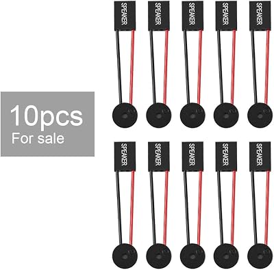 Diyeeni 10pcs PC Motherboard Speakers Buzzer 4-Pin Computer Repair Connector