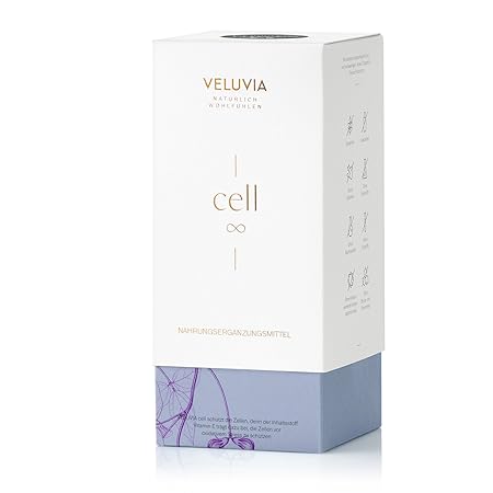 VELUVIA cell |unterstützt Zellschutz & Zellwachstum | Vitamin E | Folsäure, Hyaluron | Resveratrol |Anti-Age | Superfood Mix 