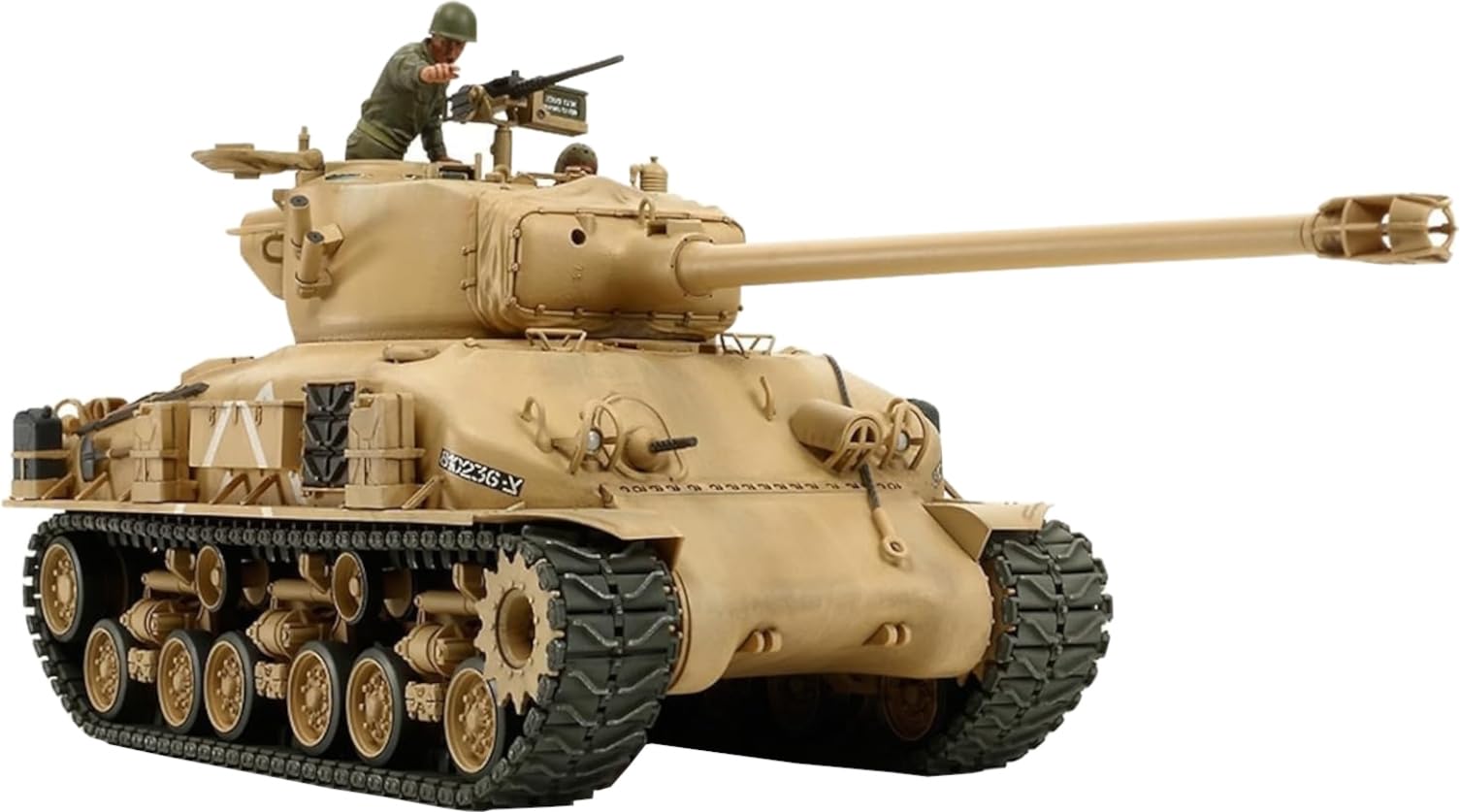 TAMIYA 300035323 – 1:35 Israeli Tank M51 Super, 105 mm, Verschieden