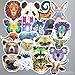 Random Stickers for Laptop [35Pcs] Diamond Animal Decals Northern Lights Starry Sky Stickers Car Motorcycle Bicycle Luggage Helmet Graffiti Patches Skateboard Mac Stickers