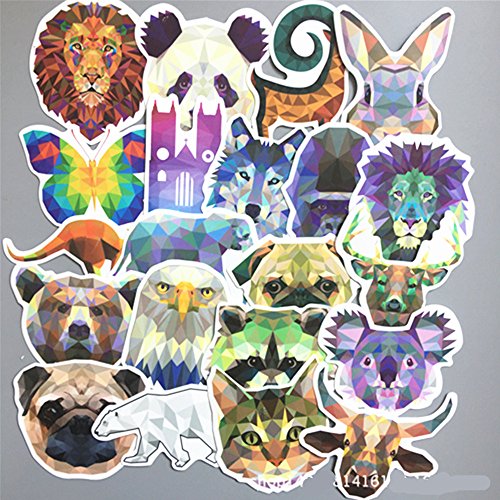 UPC 600706811728, Random Stickers For Laptop [35Pcs] Diamond Animal decals Northern Lights Starry Sky Stickers Car Motorcycle Bicycle Luggage Helmet Graffiti Patches Skateboard Mac Stickers