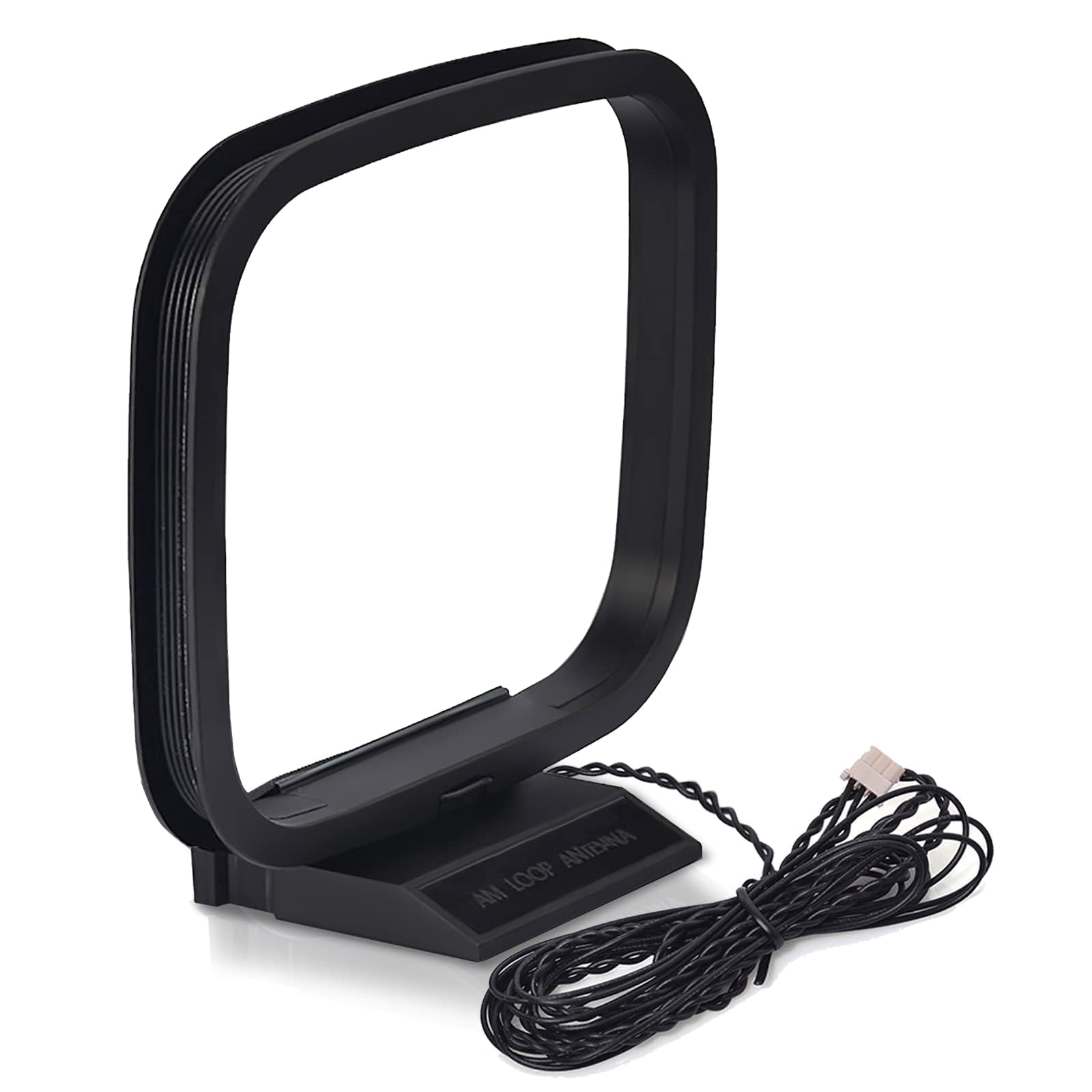 Bingfu AM FM Antenna Loop with 3-Pin Mini Connector AM Antenna for Pioneer Oenon Bose Sherwood Stereo AV Receiver Systems
