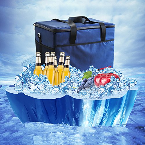 Extra Large Soft Cooler Bag Collapsible Insulated 50 Quart Portable