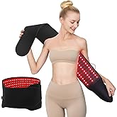 Upgrade Red Light Therapy for Body - Infrared Red Lights Belt 660nm & 850nm Infra LEDs Light for Body Back Knee Hands Waist Relax, Birthday Christmas Gift for Women Men Mom Father Lover