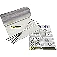 Heatshield Products 176005 Heatshield Armor Kit 1/2" Thick x 1' Wide x 5' Long Exhaust Heat Shield Kit with 4 Stainless Steel Locking Ties