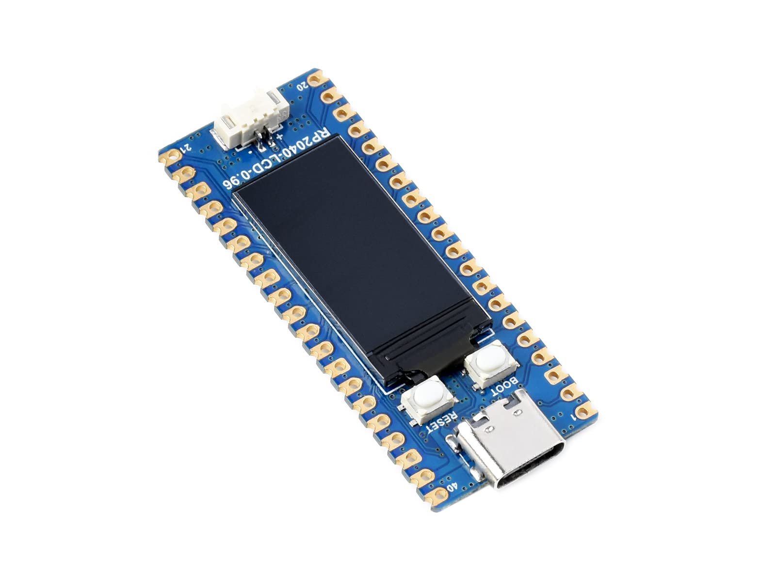 RP2040-LCD-0.96 Mini Development Board Based on Raspberry Pi Microcontroller RP2040,High-Performance Pico-Like MCU Board,Onboard 0.96 inch LCD,Low-Cost, USB-C Connector