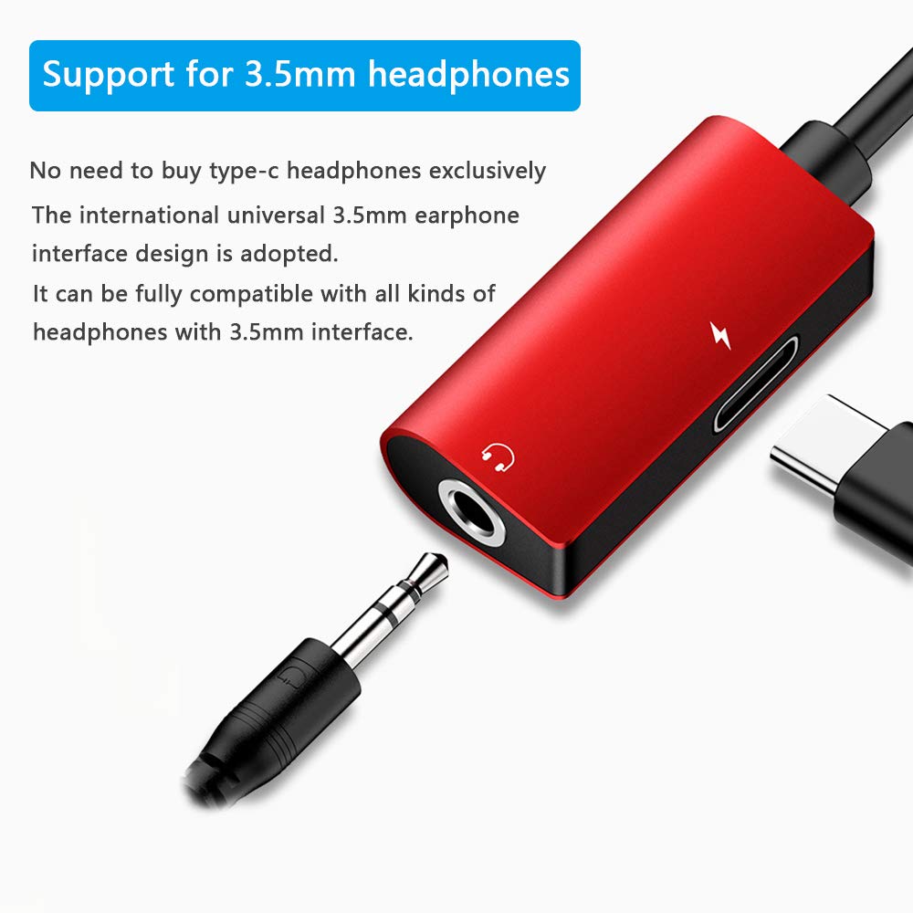Electronics Type-C/USB-C Headphones Adapter to 3.5mm Jack Aux Audio