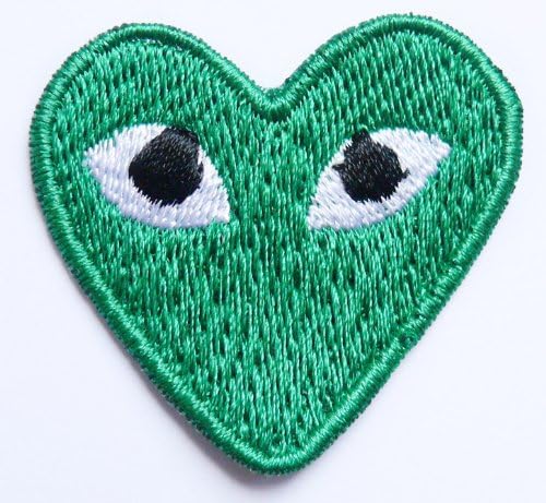 comme des garcons embroidered patch