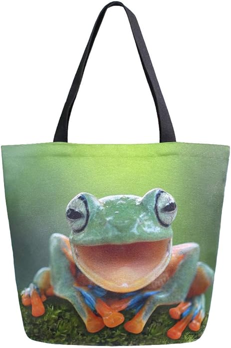 Tigerstreifen Einkaufstasche Aus Segeltuch - Robuste Tragetasche Bis 22,7 Kg Faltbar