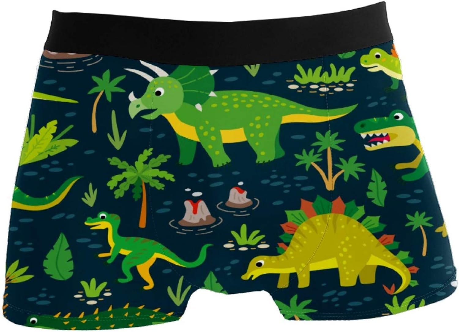 Herren Boxershorts Mit Dinosaurier Print - Lustige Unterwäsche Mit Tier Motiven