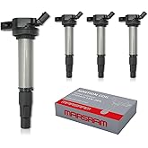 Marsram Ignition Coil Pack UF596 4Pcs Fit for 2009-2017 Toyota Corolla 1.8L | Fit for 2010-2015 Prius, 2012-2017 Prius V, 2009-2014 Matrix, CT200h Scion iM xD Pontiac Vibe 1.8L L4 Replacement 90919-02258