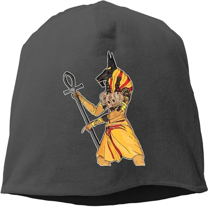 Yioty Ancient Egyptian God Women/Men Wool Hat Soft Stretch Beanies