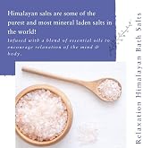 Absolute Aromas Relaxation Bath Salts 290g Himalayan Pink Salt Bergamot Lavender view 2