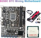 Nicfaky B250 BTC Mining Motherboard 12 PCIE LGA1151 DDR4 SSD Fan Cable Switch view 6